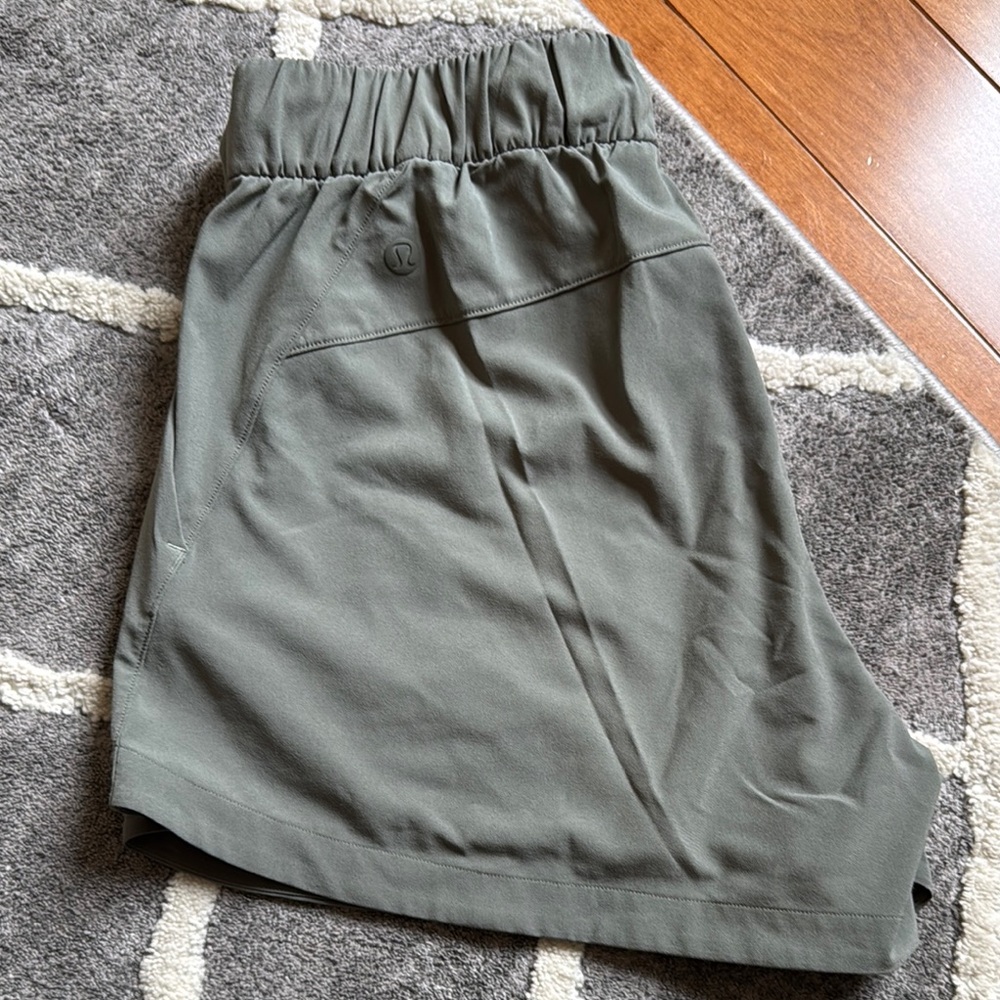 Lululemon Olive Green Athletic Shorts